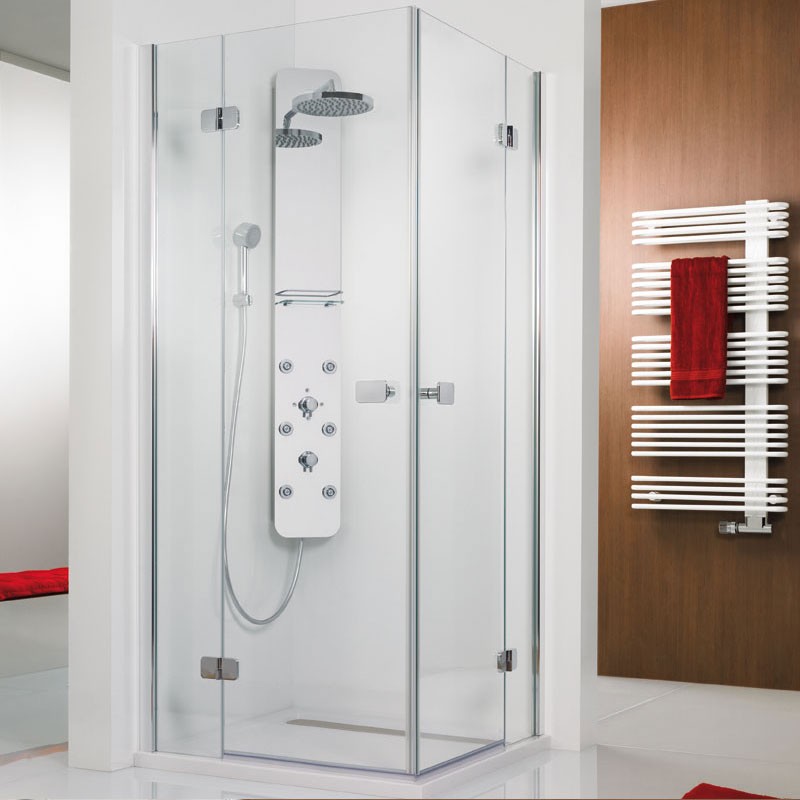 HSK Premium Softcube Eckeinstieg Duschkabine 4 tlg 80 x 80