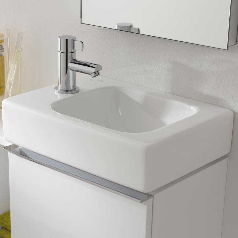 Geberit iCon XS Handwaschbecken 38 x 28 cm Rechts