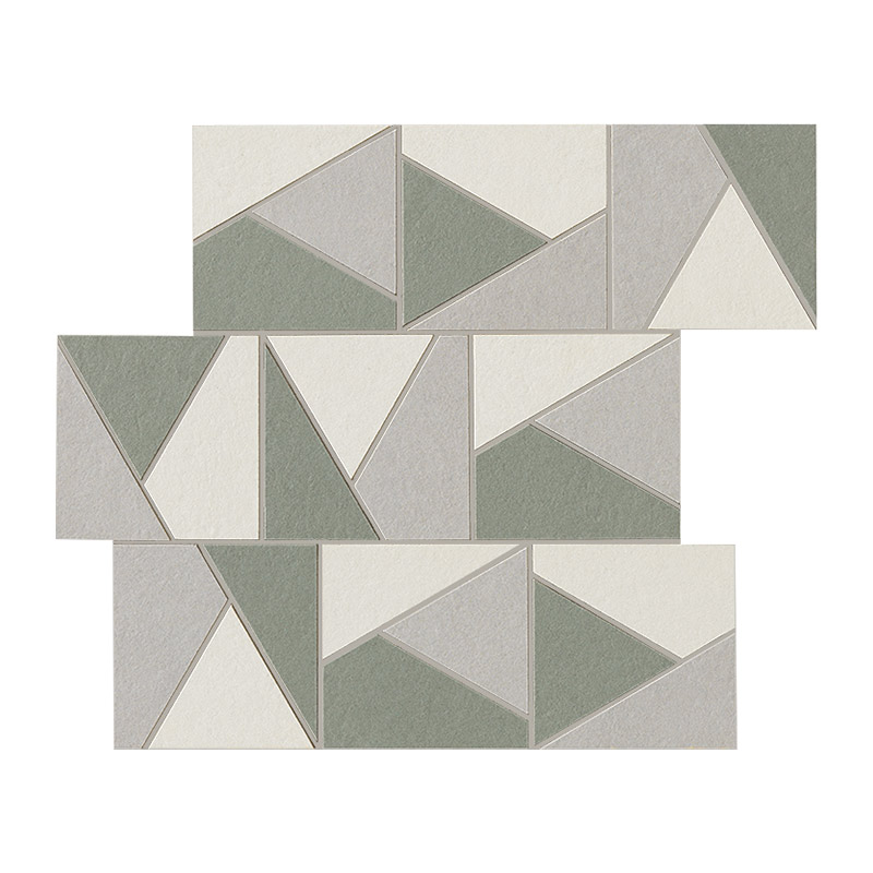 Italgraniti Nuances Mix Freddo 3 Mosaico Triangoli StrideUp