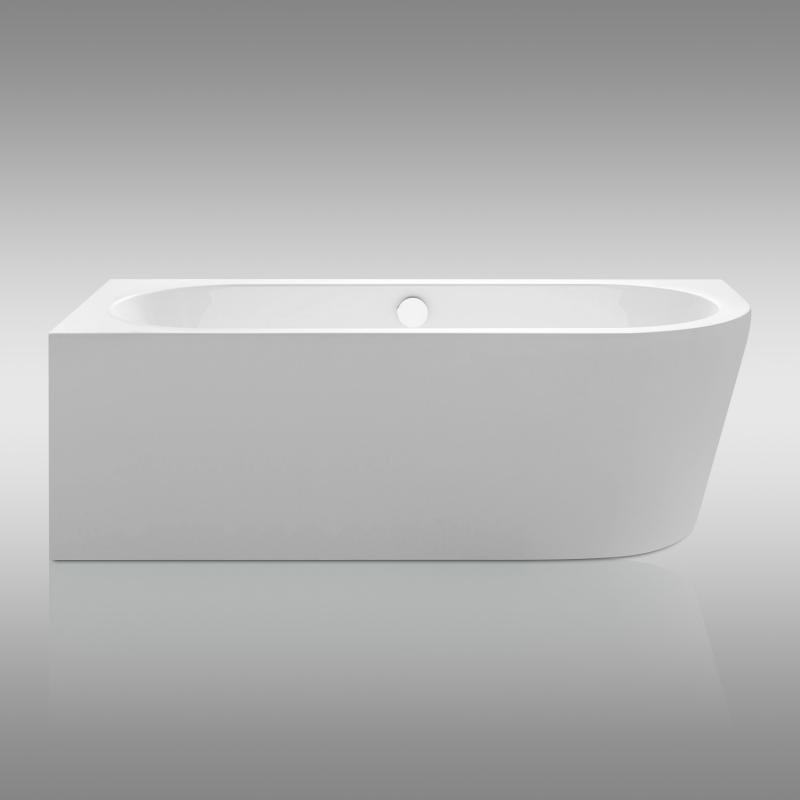 Repabad Livorno F oval Wand Badewanne Rechts 180 x 80 cm