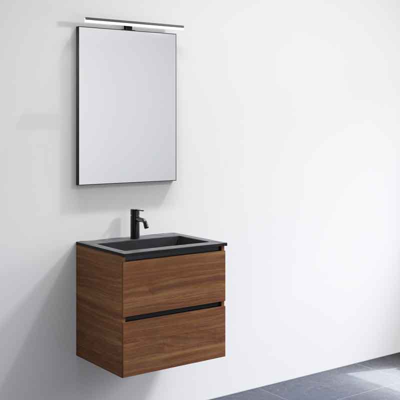 Riho Graph-It Stone Slim Set mit Spiegel, 2 Auszüge