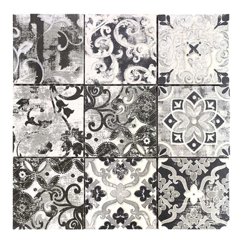 Maxi Patchwork-3 grigio 10 x 10 cm Mosaikfliesen