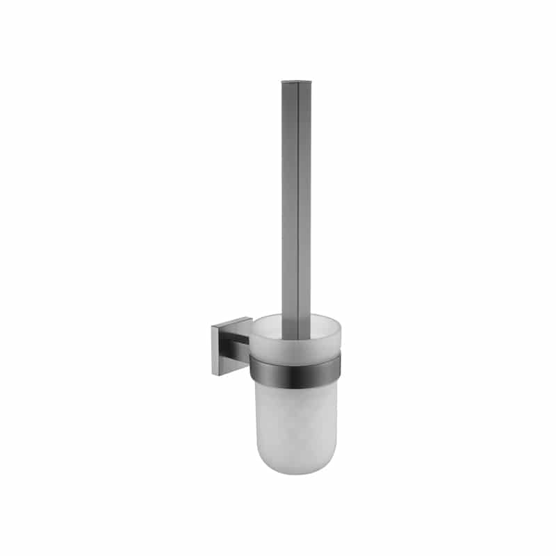 Avenarius Serie 420 gunmetal Toilettenbürstengarnitur
