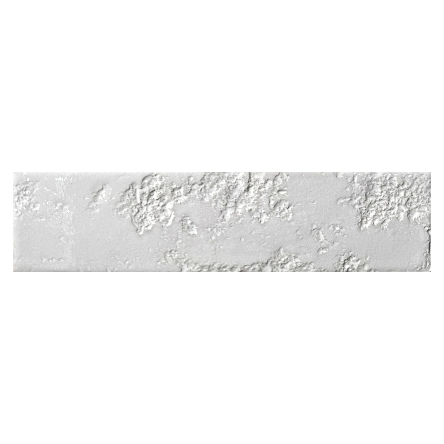 Wandfliese Brick Ziegeloptik Ark White 6 x 25 cm Muster