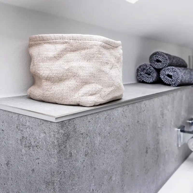 HSK RenoDeco Duschrückwand Feinstein Aschgrau