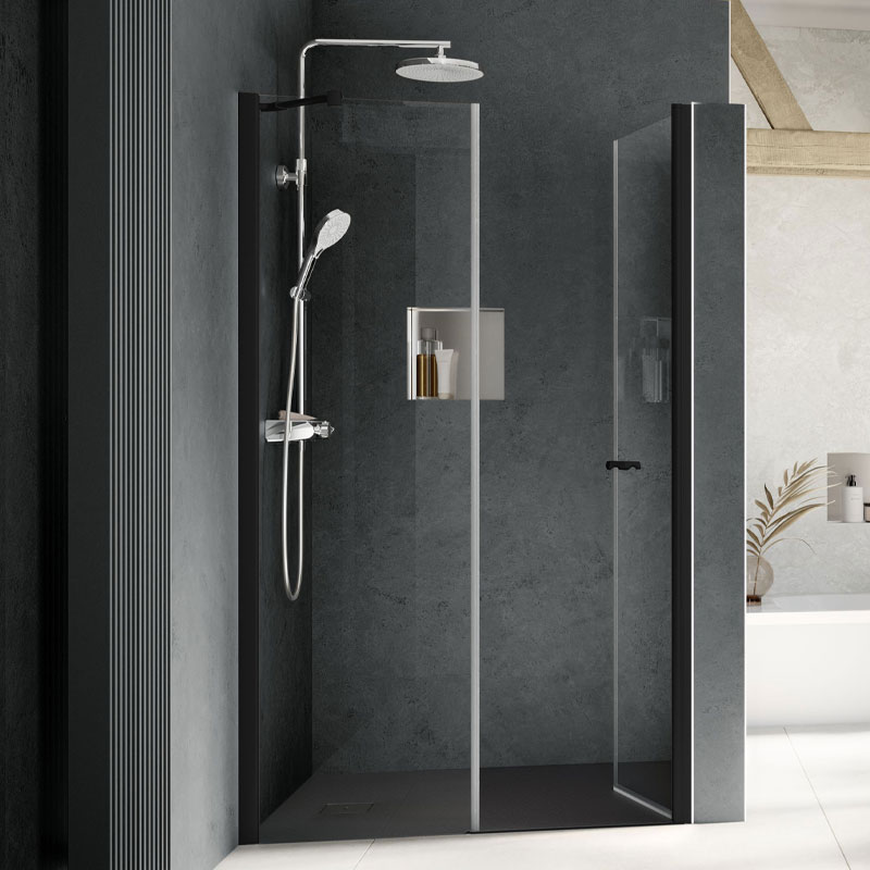 HSK Exklusiv 2.0 Drehtür Nische pendelbar m.Nebenteil 160 cm