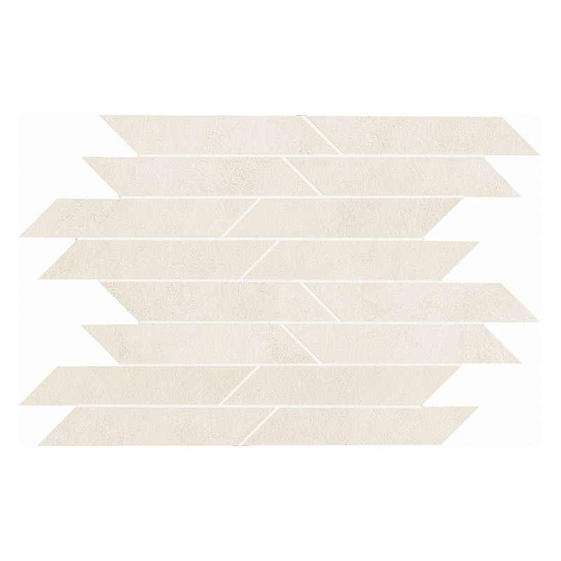 Dom Mosaikfliesen Comfort R White Oblique