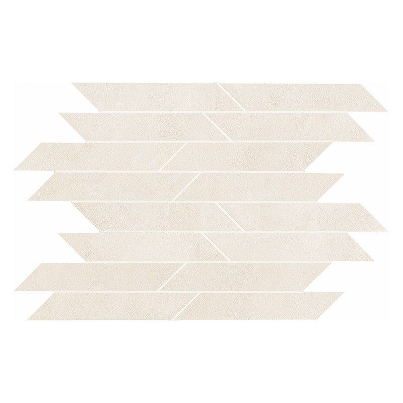 Dom Mosaikfliesen Comfort R White Oblique