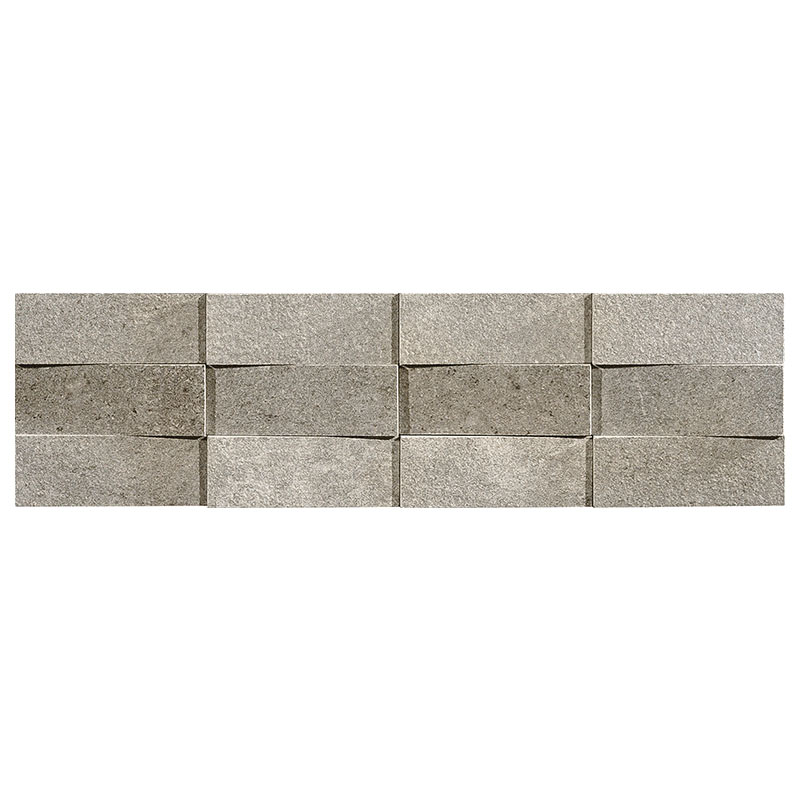 gazzini Essential Taupe Listello Multilevel 8 x 30 cm Bordüre