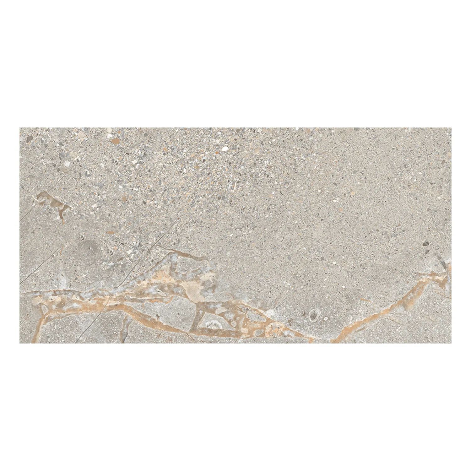 Steinoptik Fliese Crust Taupe 30 x 60 cm