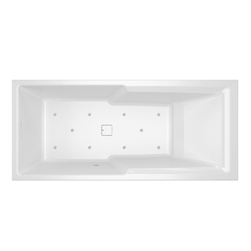 Riho Still Shower Whirlpool Badewanne 180 x 80 cm Airpool R