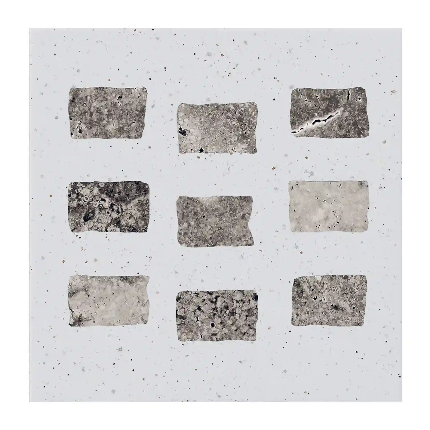 Fliese CIR Forever Color Gemstone White Mix 20 x 20 cm