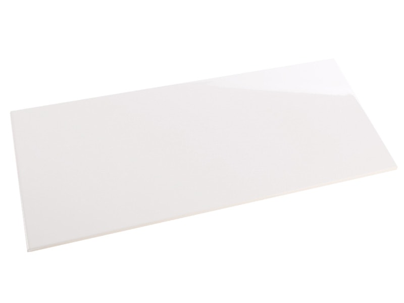 Superior White Wandfliese 30 x 60 cm Weiß glänzend