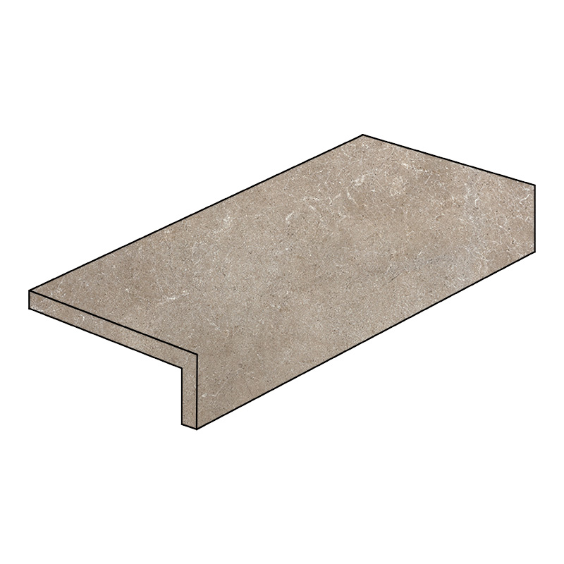 CIR Di Pietra Runi Tortora R11 Winkel Stufe 10 x 40 x 4 cm