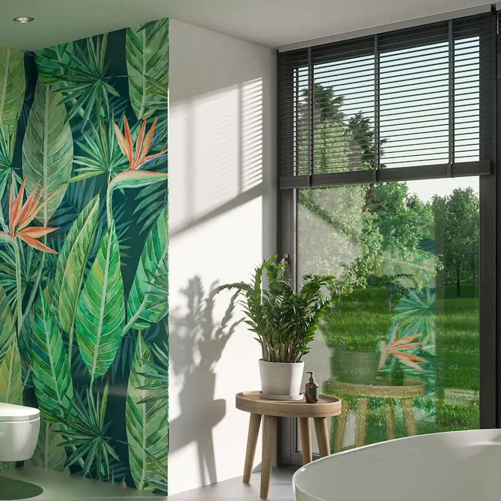 HSK RenoDeco Fotodruck Duschrückwand Jungle 70