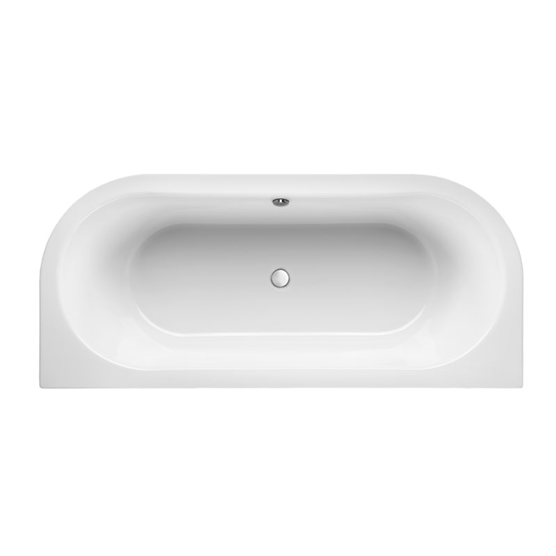 Mauersberger Primo2 Oval Badewanne 180 x 80 x 45,5 cm links