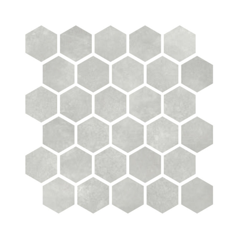 CIR Materia Prima Grey Vetiver Mosaico Esagona Mosaikfliesen