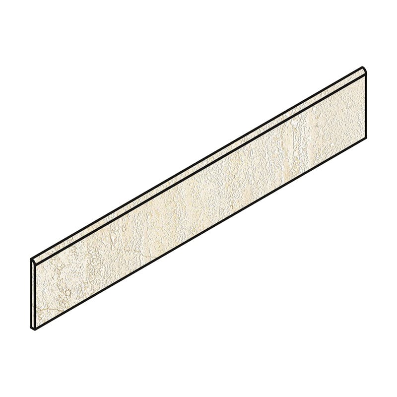 Travertin Optik Sockel Travertino Offwhite 8 x 59,2 cm