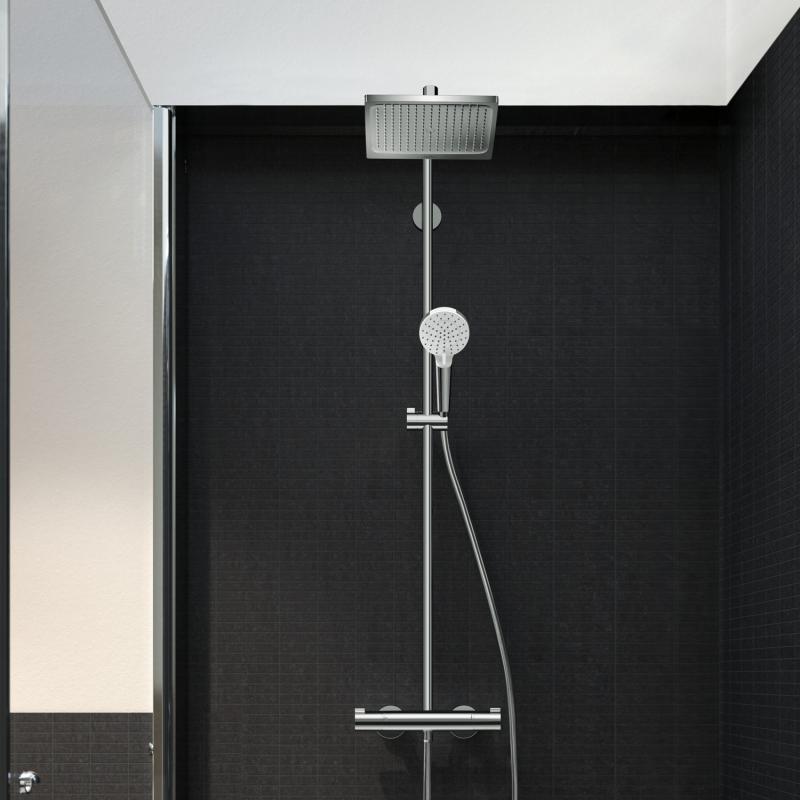 Hansgrohe Crometta E 240 Showerpipe mit Brausearm 340 mm