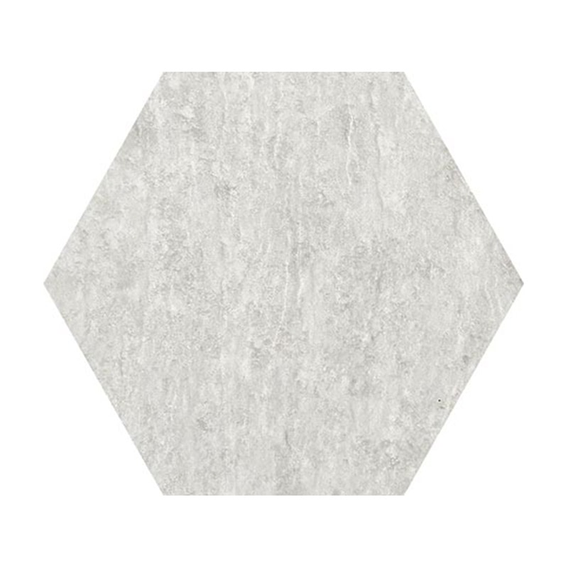 Gazzini Monolith White Esagono 15 x 17 cm Bodenfliese