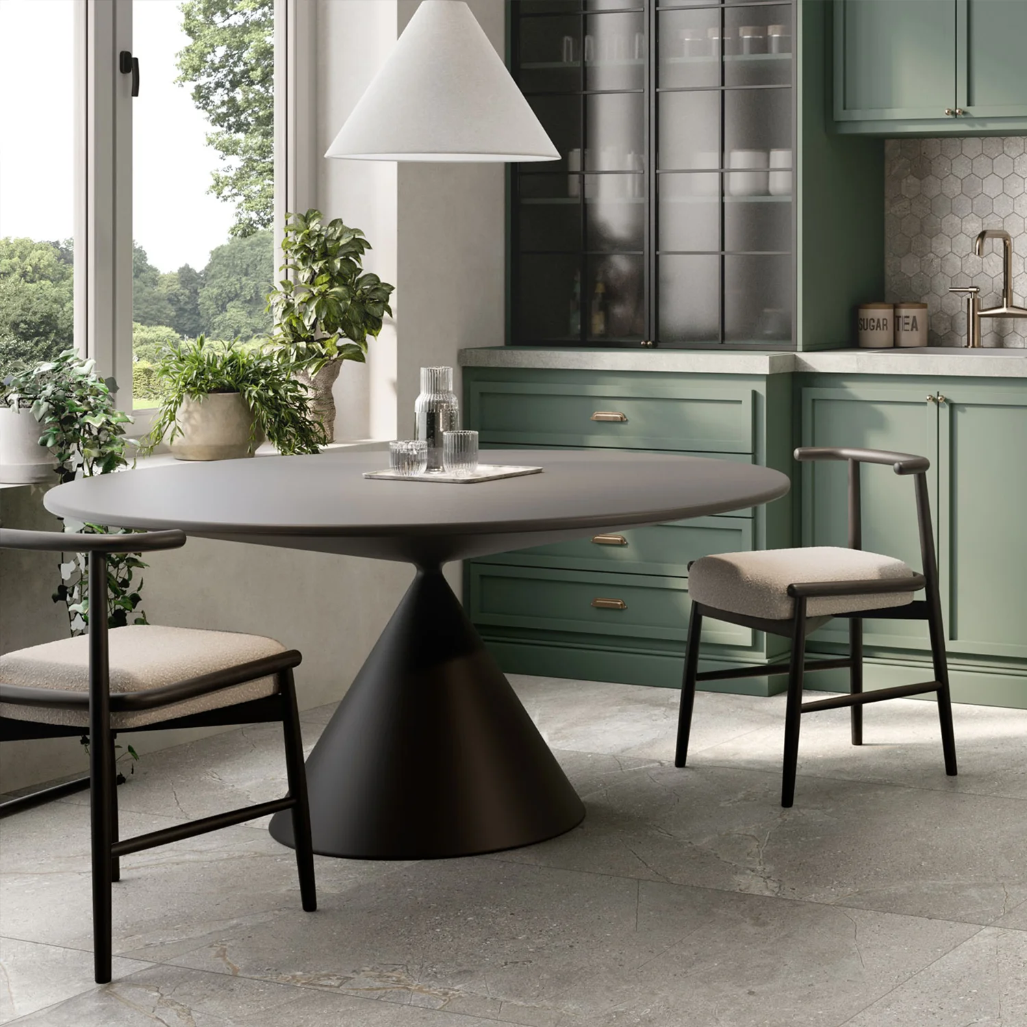 Steinoptik Fliese Crust Taupe 60 x 120 cm