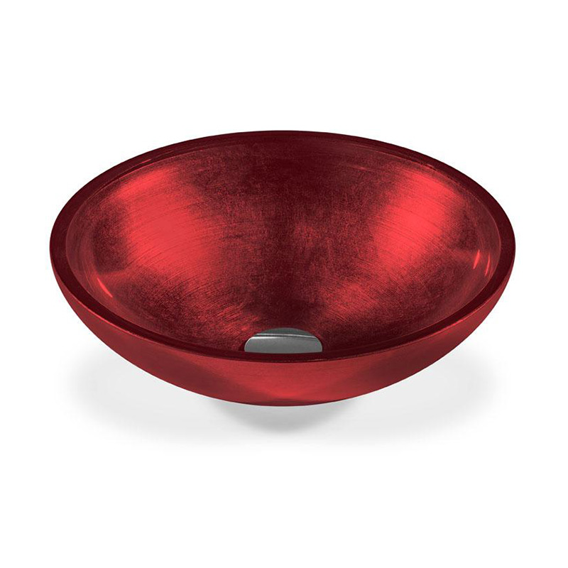 Sicis Doh Round Aufsatzbecken 40 cm Carmesim 2