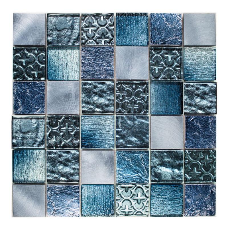 Mix-QAF azzurro 5 x 5 cm Mosaikfliesen