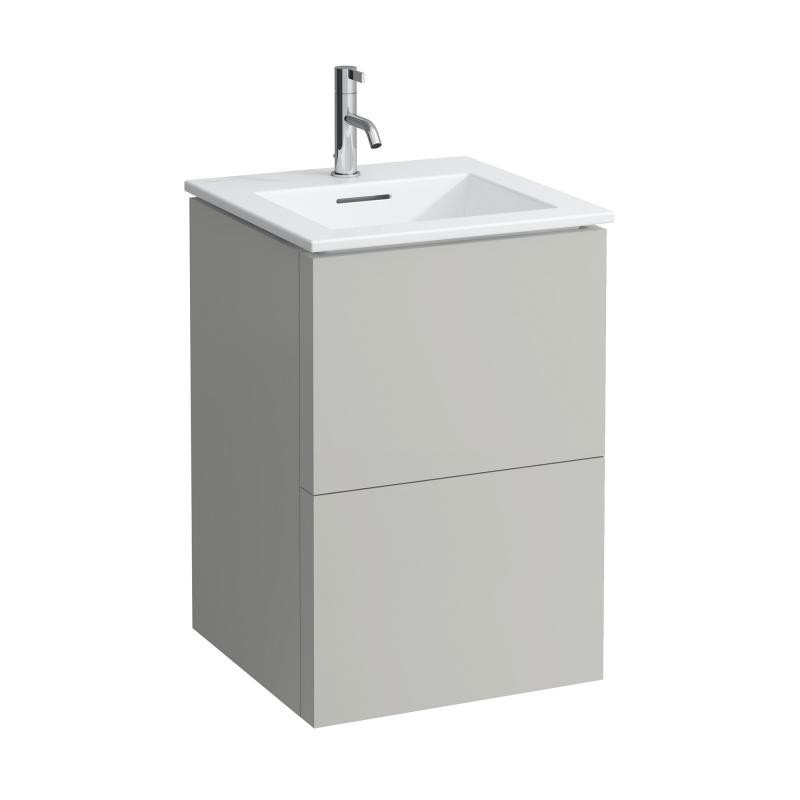 Laufen Kartell Set 50 cm Waschtisch mit Waschtischunterbau