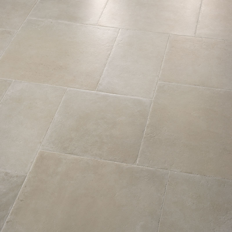 Steinoptik Bodenfliese Castelli Ecru 40 x 80 cm