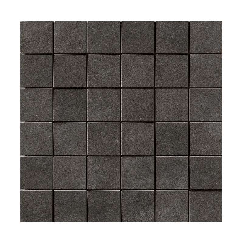Cercom Square Black In 5 x 5 cm Mosaikfliesen