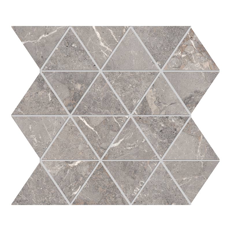 edimaxastor Golden Age Grey Mosaico Triangolo Mosaikfliesen