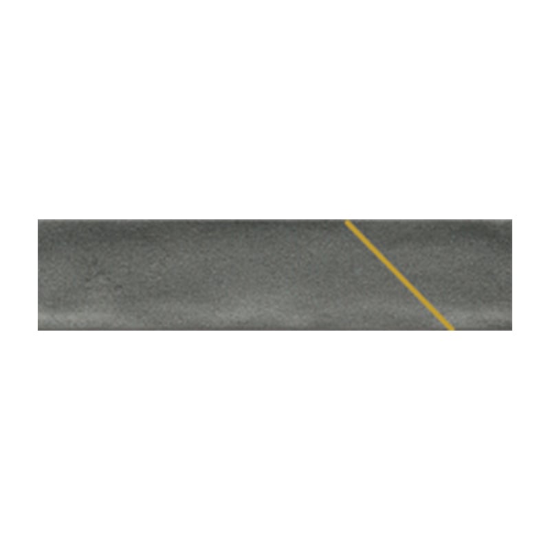Dekorfliese Cruda Brick Geo Oro Antracite 4,8 x 20 cm