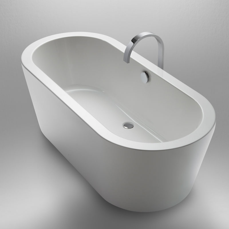 Repabad Livorno Oval F freistehende Badewanne 170 x 80 cm