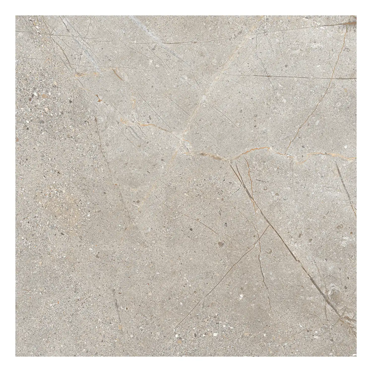 Steinoptik Fliese Crust Taupe R11 60 x 60 cm