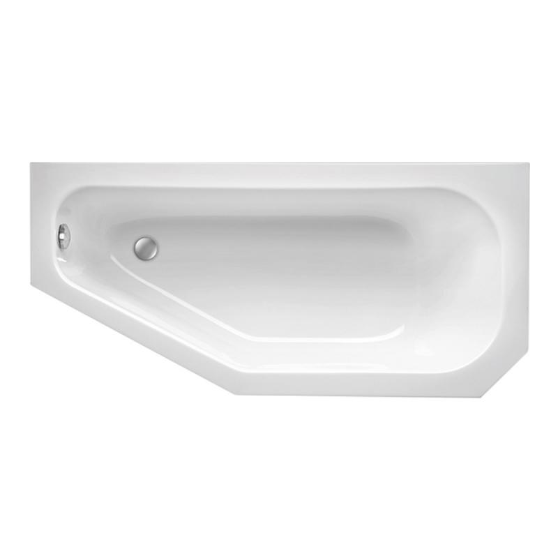 Mauersberger Bursea Raumspar Badewanne 160 x 75 x 44,5 cm Links