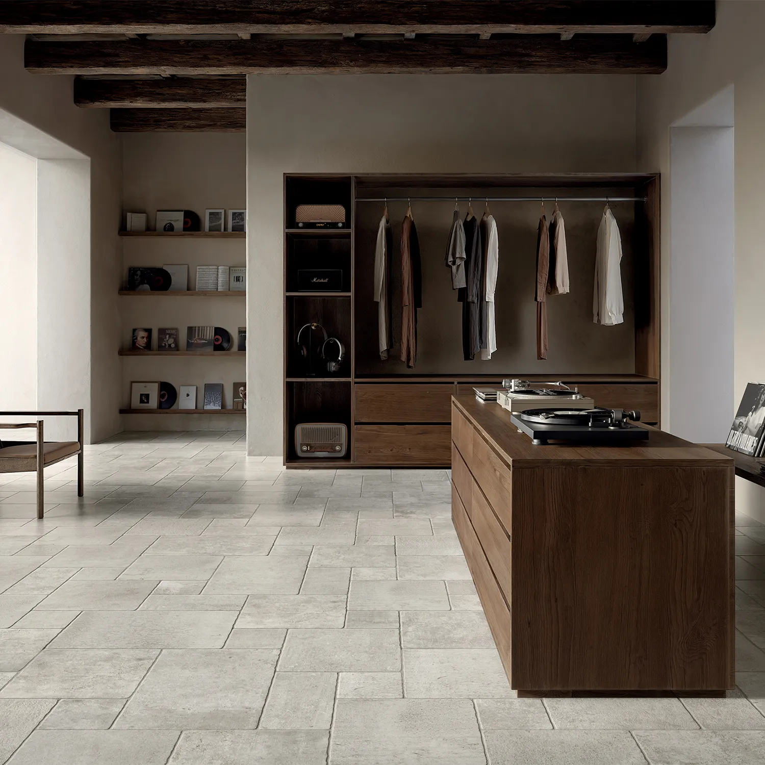 Römischer Verband Steinoptik Rustikal Opus Silver Mod 39