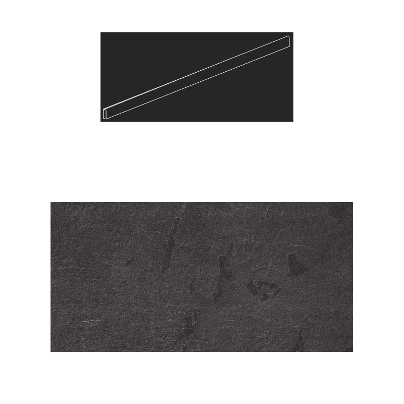 gazzini Slide Black 5 x 60 cm Sockel