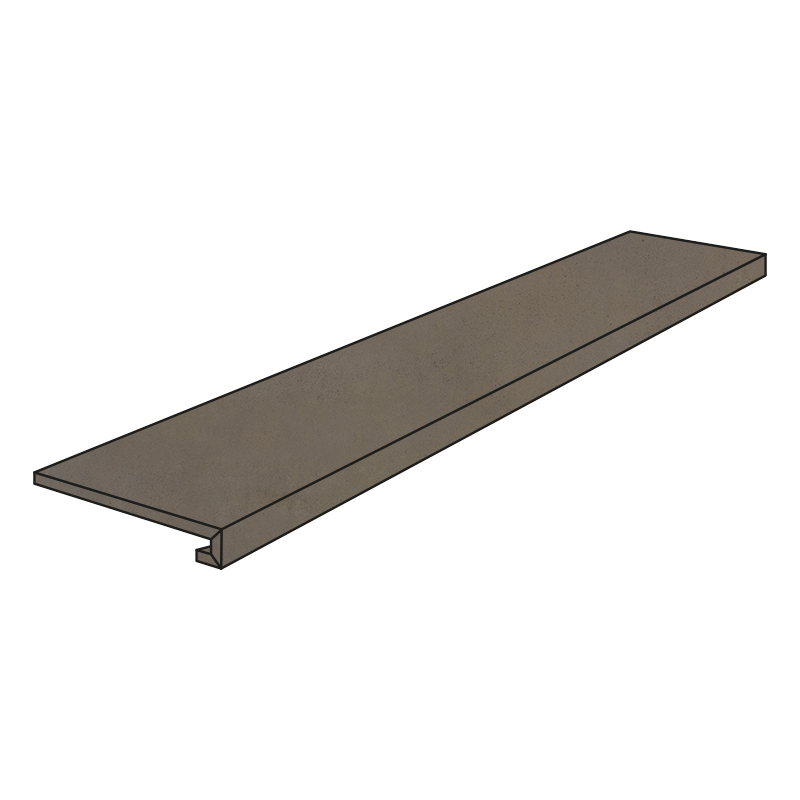 Cercom Infinity Moka Square 30 x 120 x 3,3 cm Stufenplatte