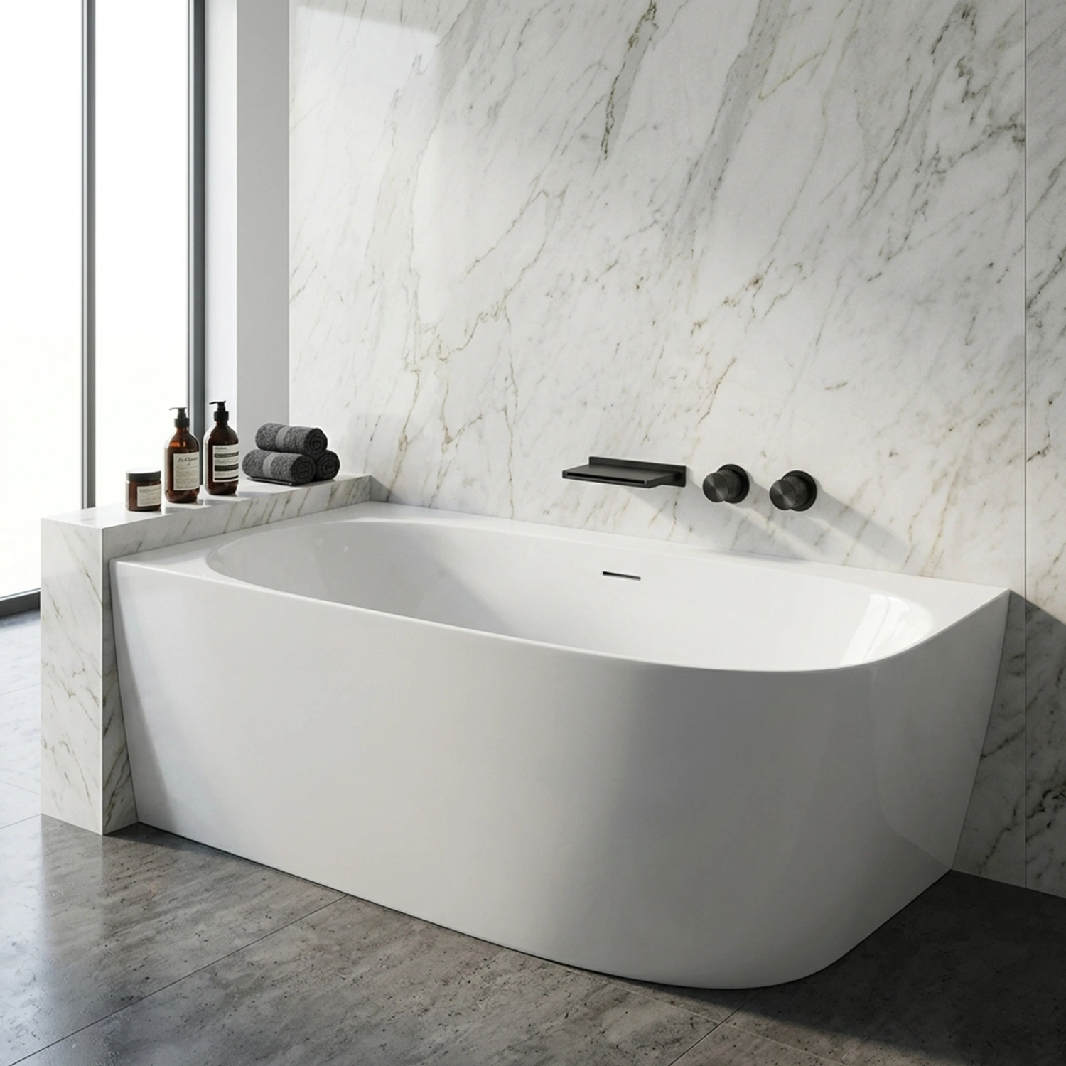 cenotes ease corner freistehende Badewanne 170 x 80 cm