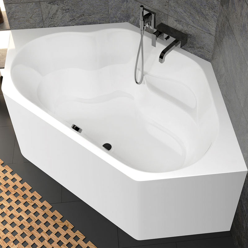 Riho Winnipeg Plug & Play Eckbadewanne 145 x 145 cm