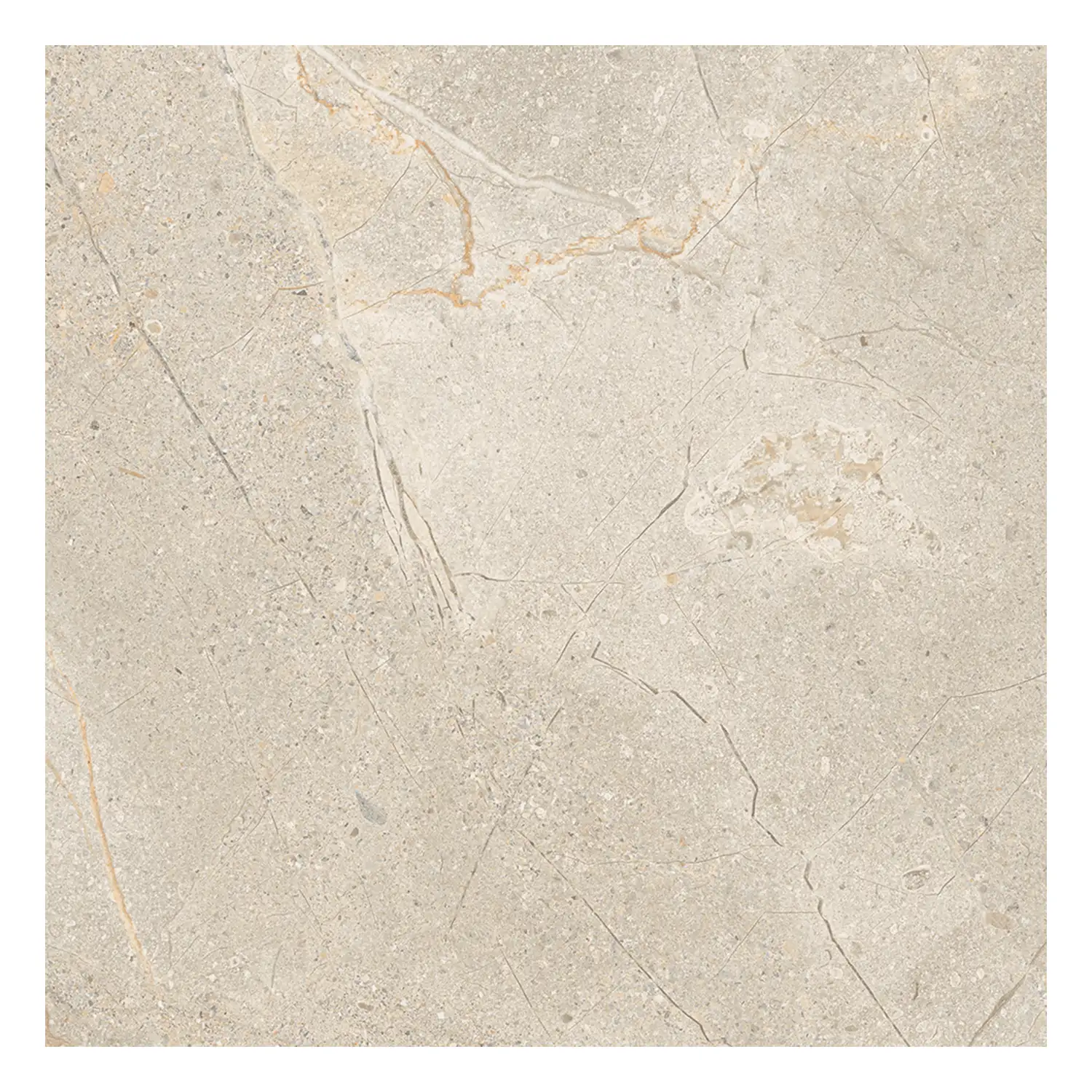 Steinoptik Fliese Crust Beige 60 x 60 cm