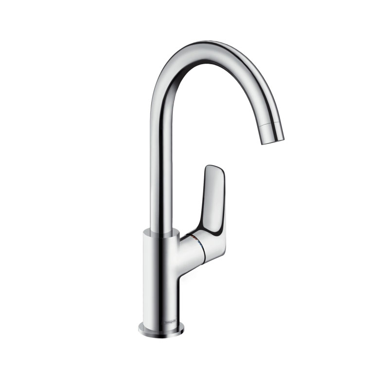 Hansgrohe Logis Einhebel-Waschtischmischer 210 mit Schwenkauslauf 120°