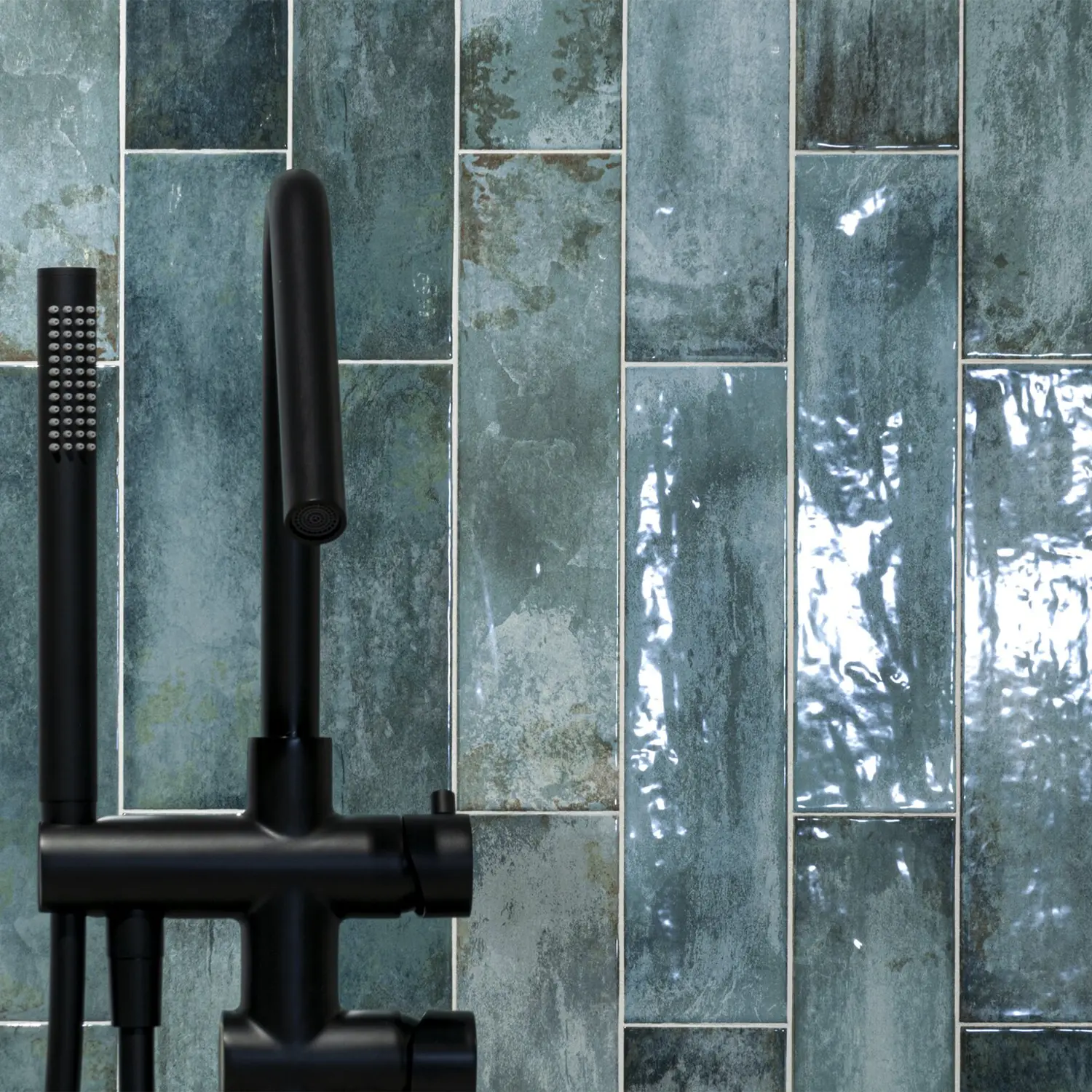 Wandfliese Brick Cambre Sage 7,5 x 30 cm