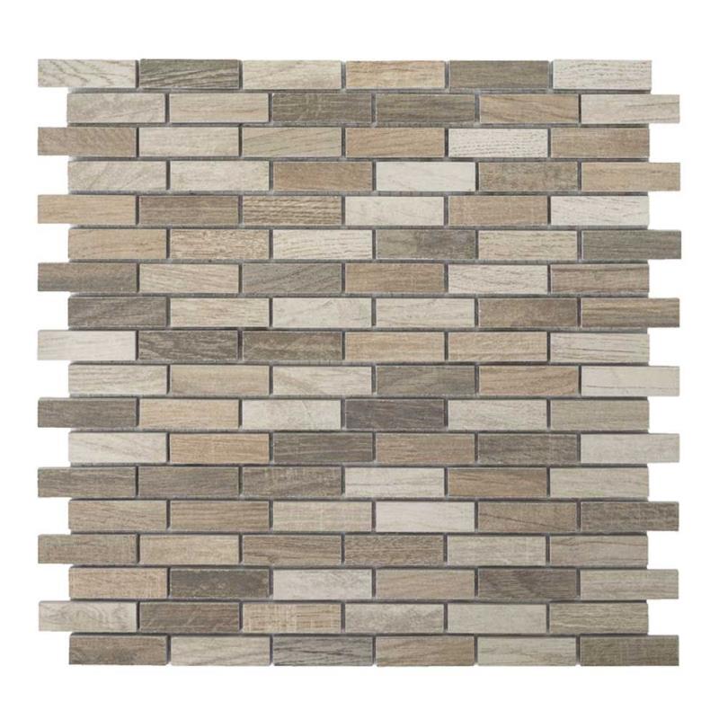 Mosaico Mattone Wood-1 1,5 cm Mosaikfliesen