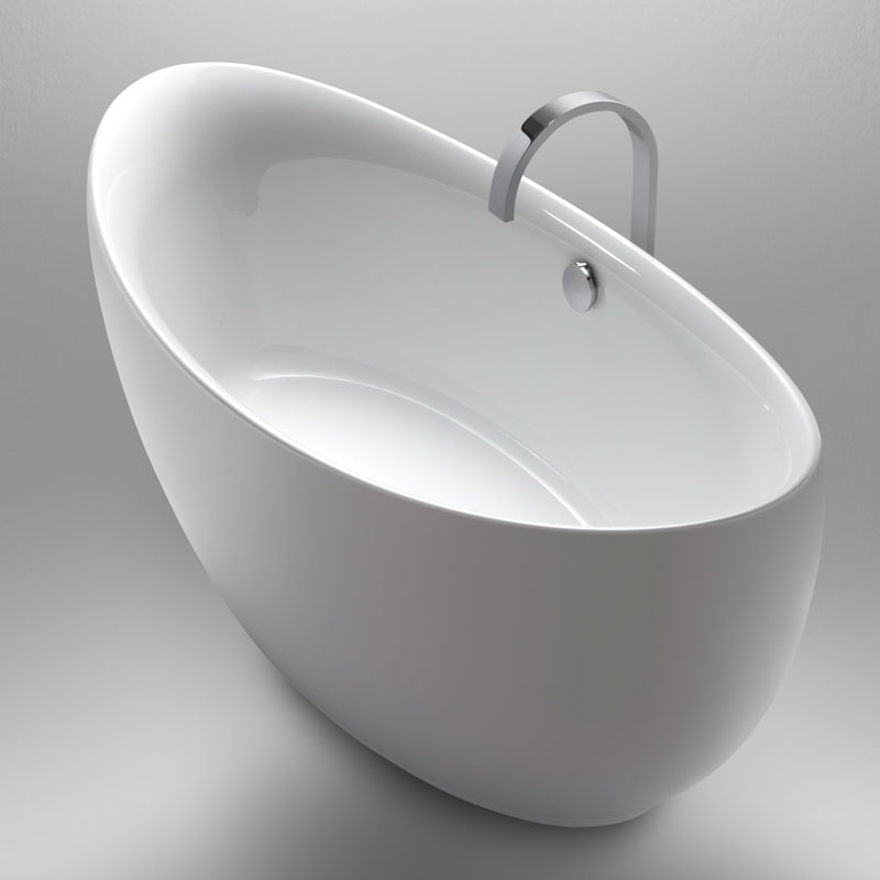 Repabad Ferrara F freistehende Badewanne 180 x 85 x 74,5 cm