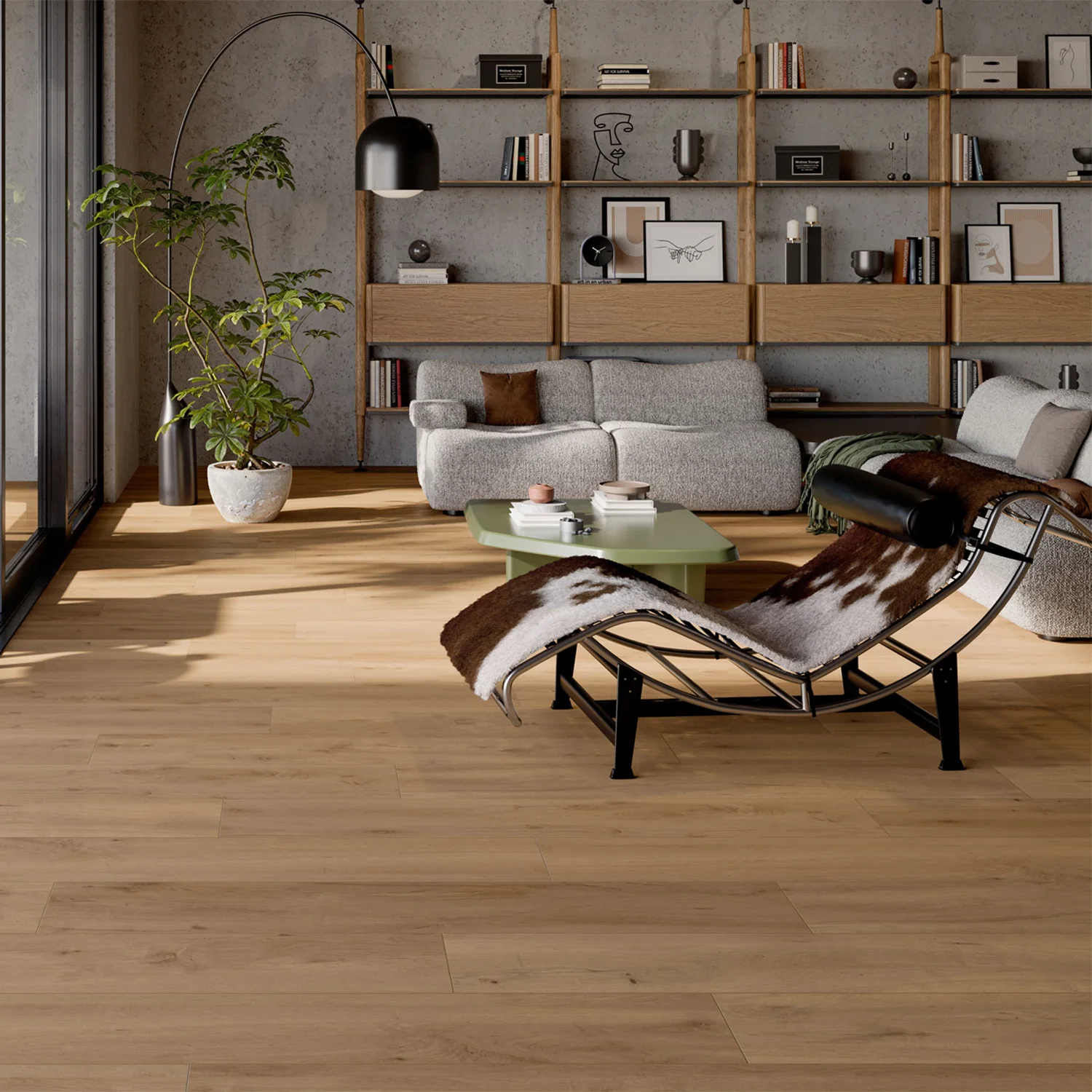 Holzoptik Fliese Oku Contemporary Blonde 24 x 150 cm