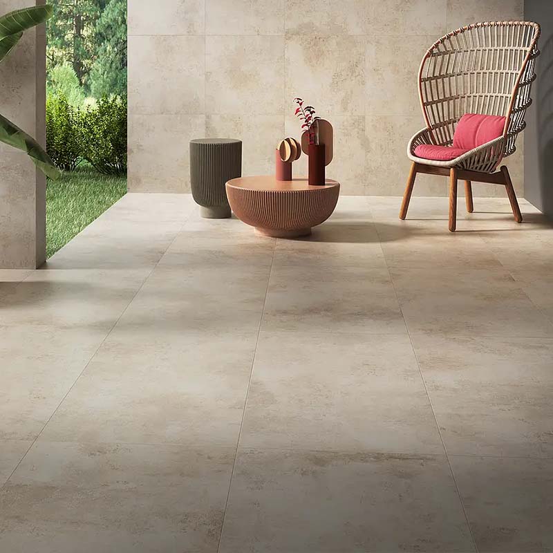 Betonoptik Fliese Sintesi Paint Beige 60 x 119,8 cm