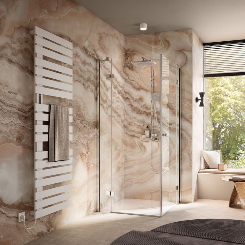HSK RenoDeco Duschrückwand Marmor, Onyx-Beige