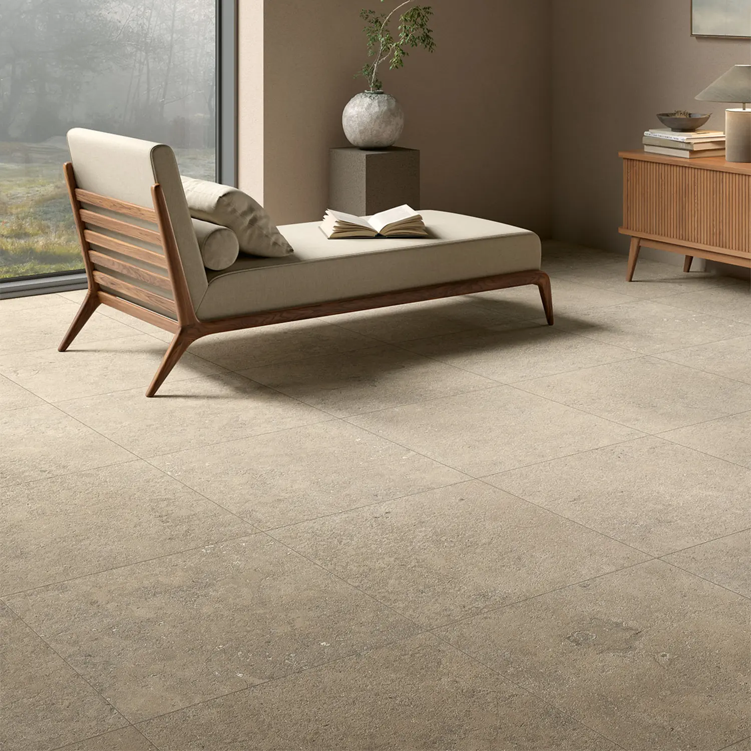 Steinoptik Fliese Jurassic Bavaria Grigio 3D 60 x 60 cm