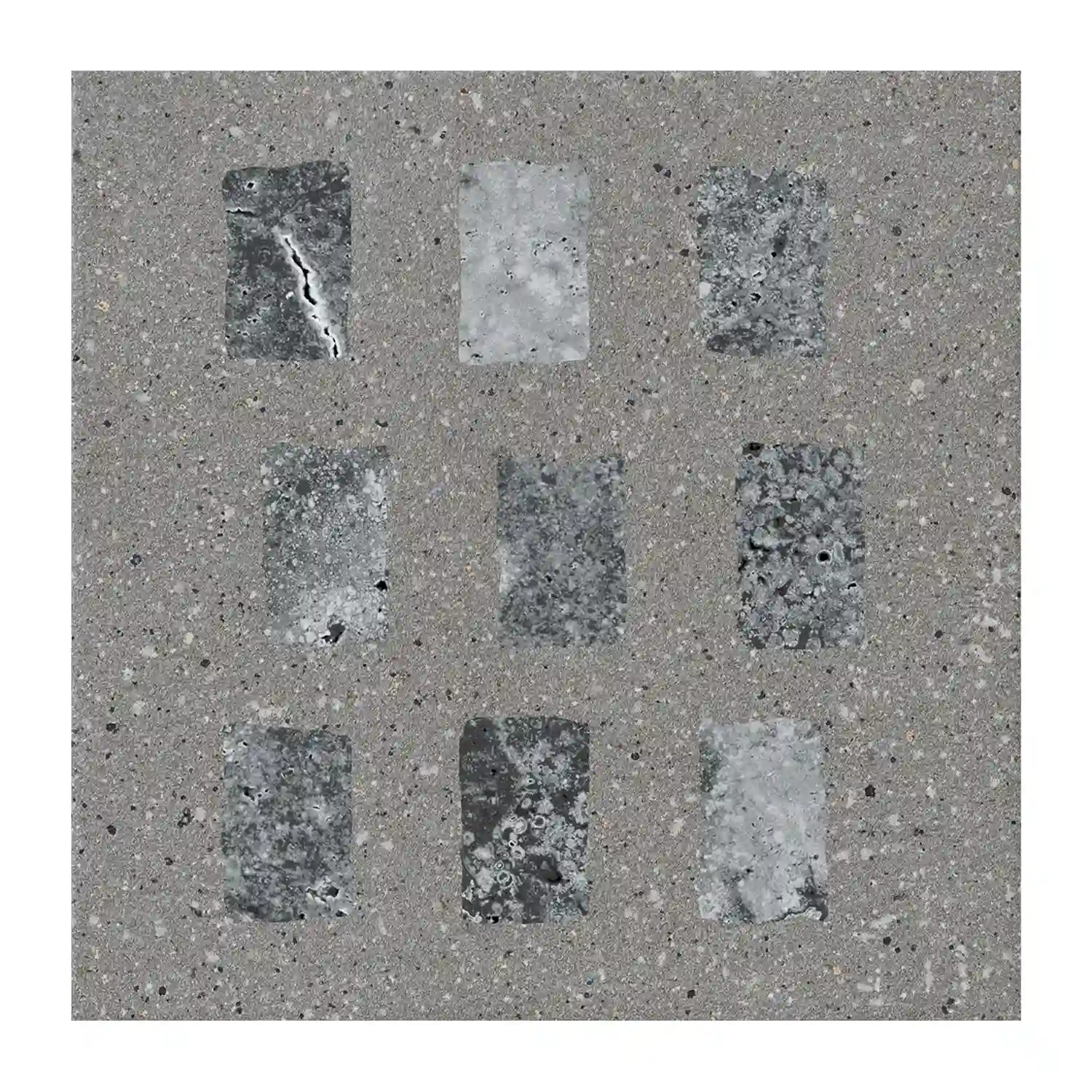 Fliese CIR Forever Color Gemstone Grey Mix 20 x 20 cm